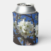 White Blossom Cluster Frühlingsblühende Birnbaum Dosenkühler (Kanne Rückseite)
