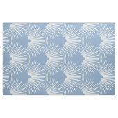 White & Blue Art-Deko Muster Stoff (Fat Quarter (45,7 x 55,9 cm))