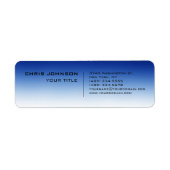 White Blue Contemporary Consultant (Vorne)