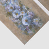 White /Blue Daises DBL Seidenpapier (Ausschnitt)