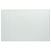 White Blue Daisy Blume Retro Muster Stoff (Fat Quarter (45,7 x 55,9 cm))