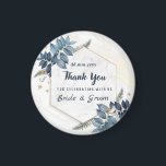 White Blue Floral Frame Vielen Dank Gastgeschenke  Magnet<br><div class="desc">White Blue Floral Frame Vielen Dank Gastgeschenke Hochzeiten Personalisierte Gastgeschenke Hochzeiten Magnet Für die Gäste als Dankeschön,  dass Sie auf der Hochzeitsfeier dieses Design ist einfach angepasst und personalisiert durch Hinzufügen oder Ändern des Textes</div>