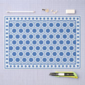 White Blue Modern Bone Inlay Decoupage Paper Seidenpapier (Handwerk)