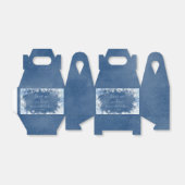 White Blue Snow in Liebe Snowflake Brautparty Geschenkschachtel (Ungefaltet)