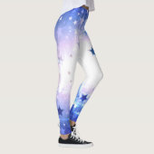 White Blue Star Leggings (Rechts)