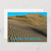 White Bluffs Dunes Hanford Washington USA Postkarte (Vorne/Hinten)