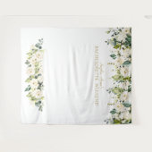 White Blume Bachelorette Weekend Foto Stand Wandteppich (Vorderseite (Horizontal))
