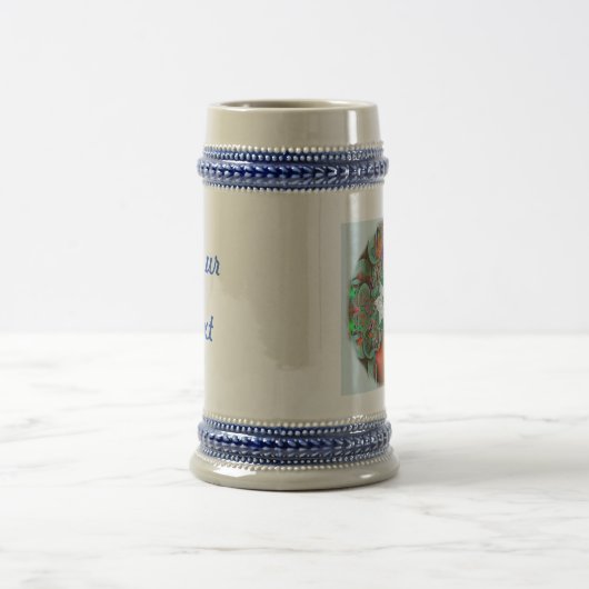 White Blume Bouquet Tasse (Mittel)