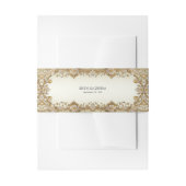 White Blume Decorative Gold Bly Band (Vorderseite Beispiel)