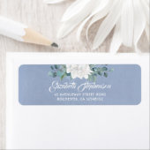 White Blume Dusty Blue Wedding (Insitu)