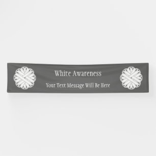 White Blume Ribbon von Kenneth Yoncich Banner