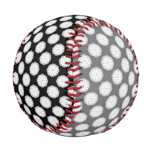 White Blume Ribbon von Kenneth Yoncich Baseball (Schrägansicht)