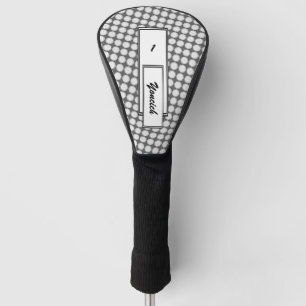 White Blume Ribbon von Kenneth Yoncich Golf Headcover