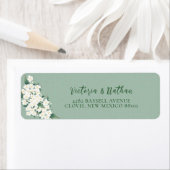 White Blume Sage Green Chinoiserie Cloud Pattern (Insitu)