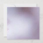 White Blume Wedding Dankeschön Card Dankeskarte (Rückseite)