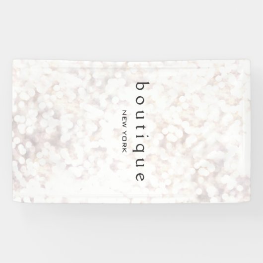 White Bokeh Banner (Horizontal)