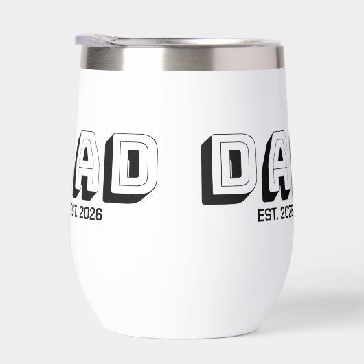 White Bold Varsity Established Dad (Rechts)