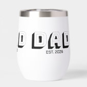 White Bold Varsity Established Dad (Rückseite)