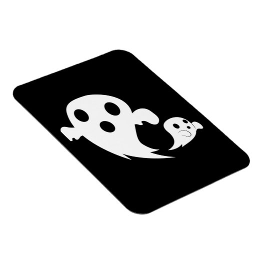 White Boo Magnet (Rechte Seite)