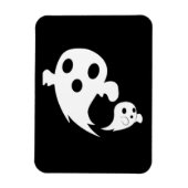 White Boo Magnet (Vertikal)