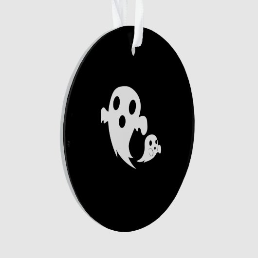 White Boo Ornament (Vorderseite)