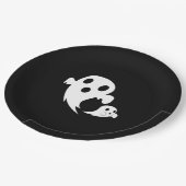 White Boo Pappteller (Schrägansicht)