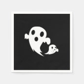 White Boo Serviette (Vorderseite)