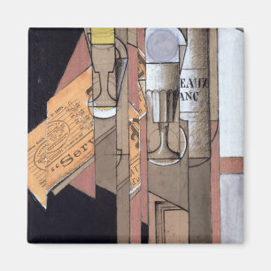 White Bordeaux, 1913 (Gouache & Bleistift auf Papi Magnet