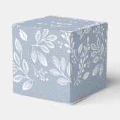 White Botanicals Dusty Blue Vielen Dank Geschenkschachtel (Rückseite)