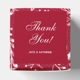 White Botanicals Red Danke Geschenkschachtel