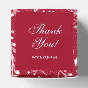 White Botanicals Red Danke Geschenkschachtel