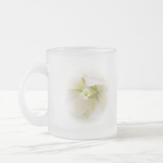 White Bougainvillea Mattglastasse (Links)