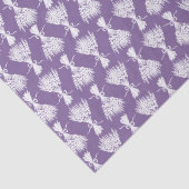 White Bouquet auf Lavender Seidenpapier (Detail)