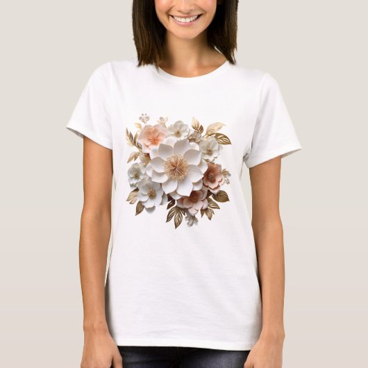 White Bouquet T-Shirt (Vorderseite)