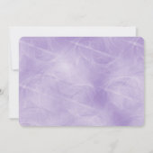 White Bow Abschluss Einladung (Rückseite)