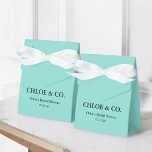 White Bow Aquamarin Blue Brautparty Gevor Box Geschenkschachtel<br><div class="desc">White Bow Aquamarin Blue Brautparty Gevor Box</div>