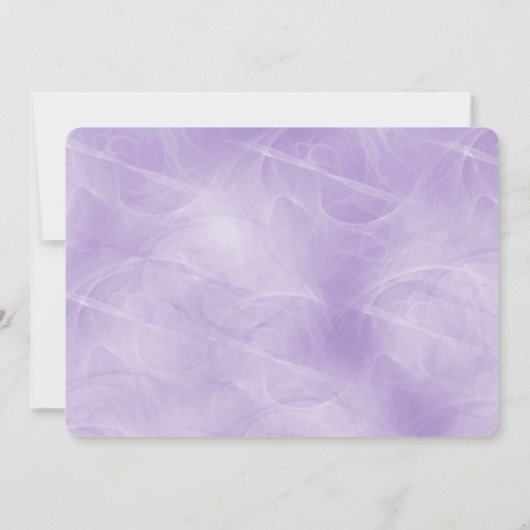 White Bow Wedding Vow Renewal Einladung (Rückseite)