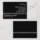 White Box Line - Schwarz Visitenkarte (Vorne/Hinten)