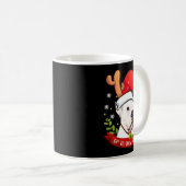 White Boxer Dog Reindeer Christmas Gift Boys Girls Kaffeetasse (VorderseiteRechts)