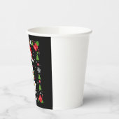 White Boxer Dog Ugly Christmas Sweater Funny Xmas  Pappbecher (Links)