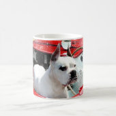 White Boxer Hund in Maserati Tasse (Mittel)