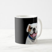 White Boxer Tasse (VorderseiteRechts)