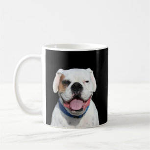 White Boxer Tasse