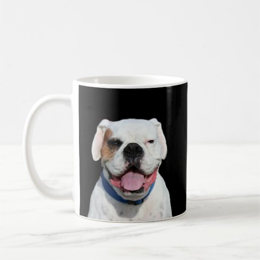 White Boxer Tasse (Links)