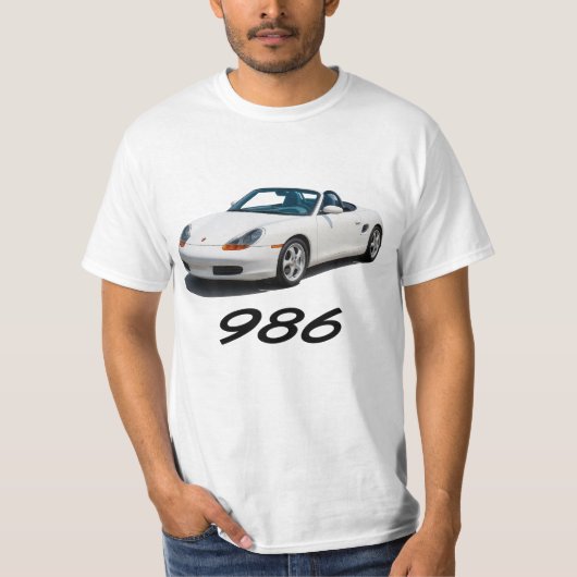 White Boxster 986 T-Shirt (Vorderseite)