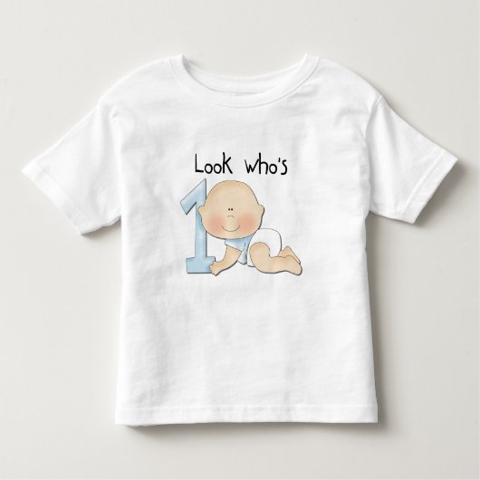 White Boy 1. Geburtstag Tshirts und Geschenke (Vorderseite)