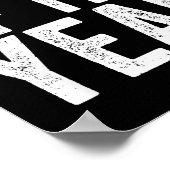 White Boy Of The Year Funny T Poster (Ecke)