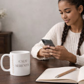 White Braid Serenity Classic Mug, 11 oz Kaffeetasse