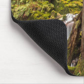 White Branch Falls, Oregon Cascades, Oregon Mousepad (Ecke)