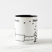White Breckland Astro Tasse (mit Text) (Mittel)